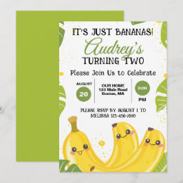 Het is gewoon bananen elke leeftijd verjaardagsfee kaart