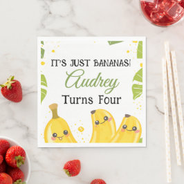 Het Is Gewoon Bananen Verjaardagsfeestje Elke Leef Servet