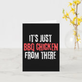 Het is gewoon barbecuekip van daar meme kaart (Gele Bloem)