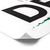 Het is gewoon doof. poster (Hoek)