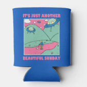 Het is gewoon een andere mooie zondag blikjeskoeler (Achterkant)