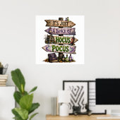 Het Is Gewoon Een Bende Hocus Pocus Poster (Thuiskantoor)