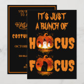 Het is gewoon een Bunch Hocus Pocus Pompoen Hallow Kaart (Voorkant / Achterkant)