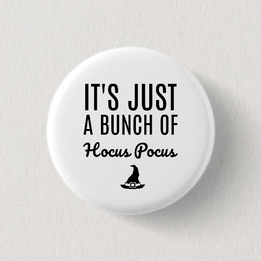 Het is gewoon een bundel Hocus Pocus Small Button (Voorkant)