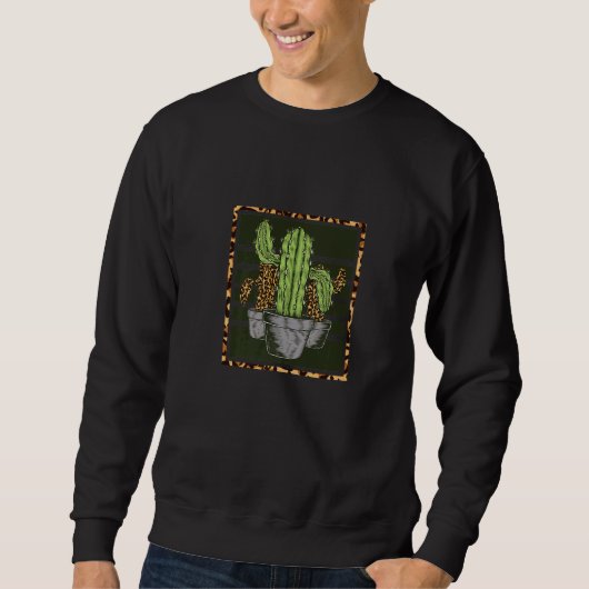 Het is gewoon een Cactus Vibes Desert Plant Cactus Trui (Voorkant)