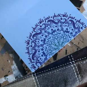 Het is gewoon een fase-maanfase-moonkind notitieblok