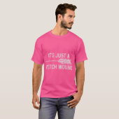 Het is gewoon een Fletch Wound boogschieten Bowhun T-shirt (Voorkant volledig)