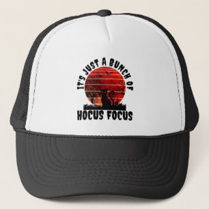 Het is gewoon een hoop Hocus Pocus kattenvleermuiz Trucker Pet