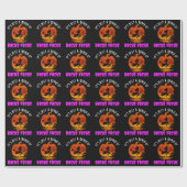 Het is gewoon een hoop Hocus Pocus Pompoen Hallowe Cadeaupapier (Vlak)