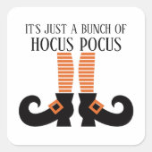 Het is gewoon een hoop hocus pocus vierkante sticker (Voorkant)