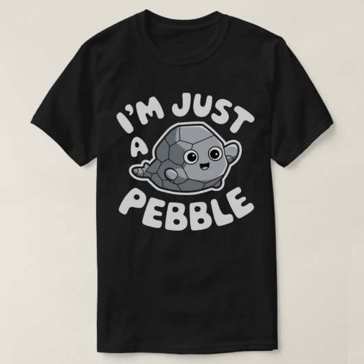 Het is gewoon een Pebble Dandy's World T-shirt (Design voorkant)