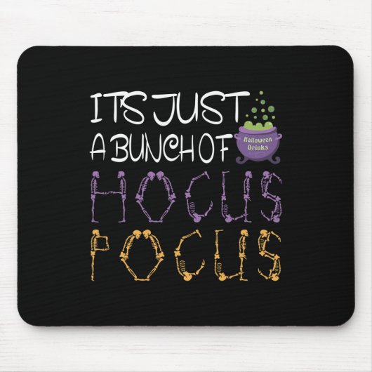 Het is gewoon een stel Hocus Pocus Halloween cadea Muismat (Voorkant)