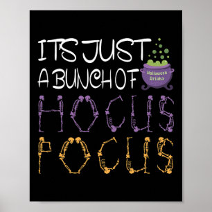Het is gewoon een stel Hocus Pocus Halloween cadea Poster