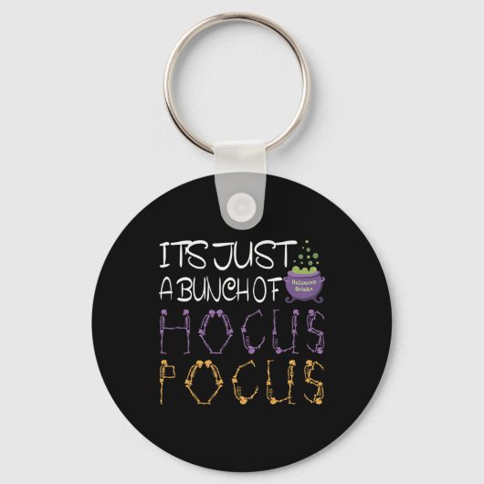 Het is gewoon een stel Hocus Pocus Halloween cadea Sleutelhanger (Voorkant)