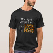 Het is gewoon een stel Hocus Pocus Halloween Cat M T-shirt (Voorkant)