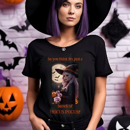 Het is gewoon een stel HOCUS POCUS Halloween Hekse T-shirt