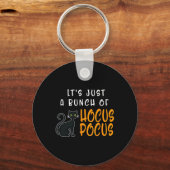 Het is gewoon een stel Hocus Pocus Halloween kat Sleutelhanger (Voorkant)
