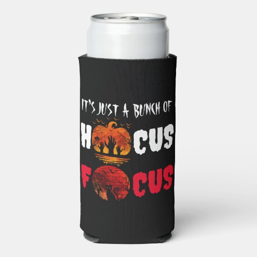 Het is gewoon een stel Hocus Pocus Hands Halloween Seltzer Blikjeskoeler (Seltzer Achterkant)