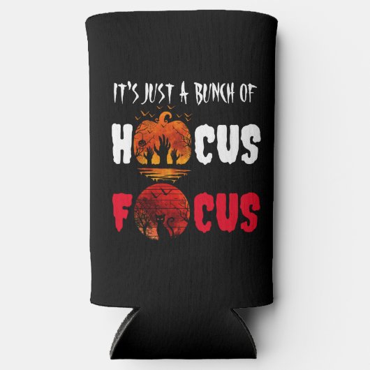 Het is gewoon een stel Hocus Pocus Hands Halloween Seltzer Blikjeskoeler (Voorkant)