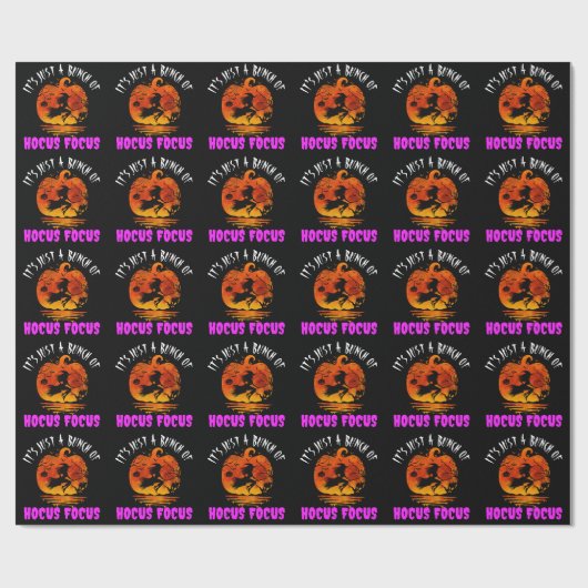 Het is gewoon een stel Hocus Pocus Pompoen Hallowe Cadeaupapier (Vlak)