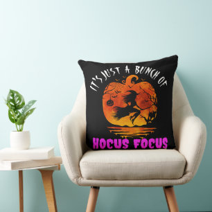 Het is gewoon een stel Hocus Pocus Pompoen Hallowe Kussen
