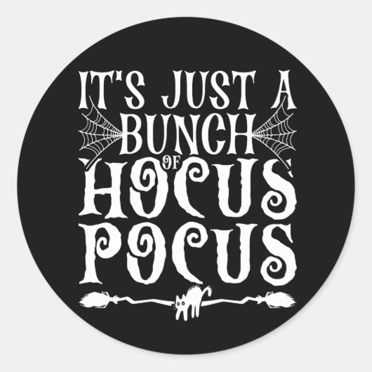 Het is gewoon een stelletje Hocus Pocus Ronde Sticker (Voorkant)