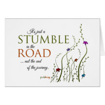 Het is gewoon een stumble op de weg, niet het eind