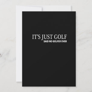Het is gewoon Golf T-shirt voor Golfers Funny Golf Save The Date