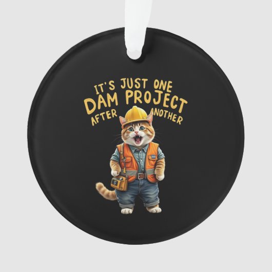 Het is gewoon het ene stuwdamproject na het andere ornament (voorkant)