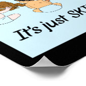 Het is gewoon huid poster (Hoek)