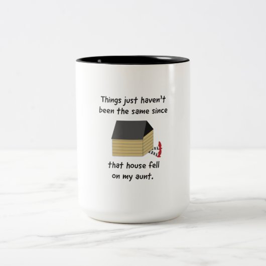 Het is gewoon niet hetzelfde tweekleurige koffiemok (Center)