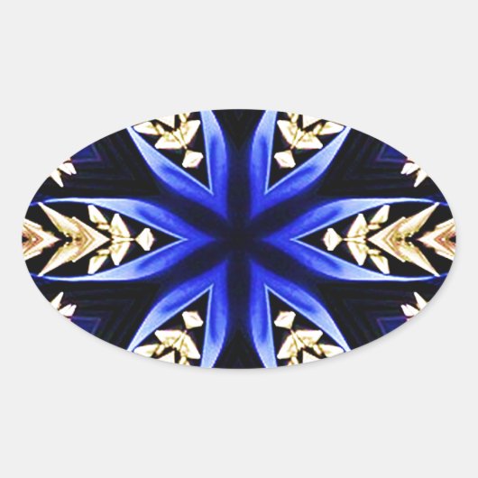 Het is gewoon._ ovale sticker (Voorkant)