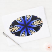 Het is gewoon._ ovale sticker (Envelop)