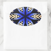 Het is gewoon._ ovale sticker (Tas)