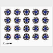 Het is gewoon._ ronde sticker (Vel)