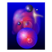 Het is gewoon ruimte perfect poster (Voorkant)