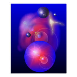 Het is gewoon ruimte perfect poster