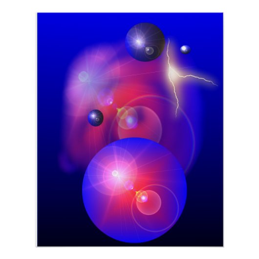 Het is gewoon ruimte perfect poster (Voorkant)