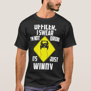 Het is gewoon winderige 4x4 off-road SUV voertuig T-shirt