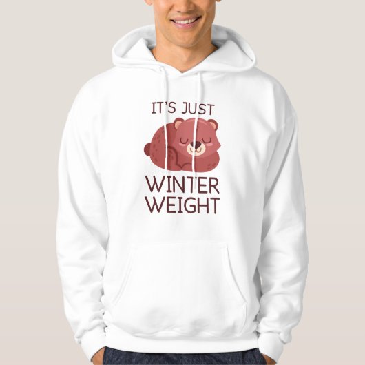 Het is gewoon wintergewicht hoodie (Voorkant)