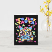 Het is gewoon Yatta Toons Dandys World Girls Birth Kaart (Gele Bloem)