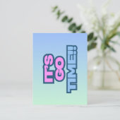 Het is Go Time Briefkaart (Staand voorkant)