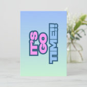 Het is Go Time Kaart (Staand voorkant)