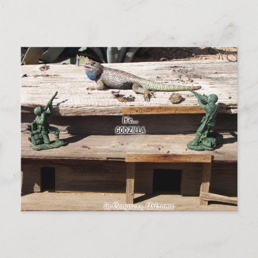 Het is Godzilla... in het Congres, Arizona Briefkaart (Voorkant)