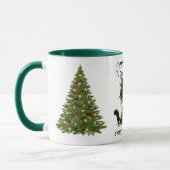 Het Is Goed Alles Is Goed Katten Kerstverlichting  Mok (Links)