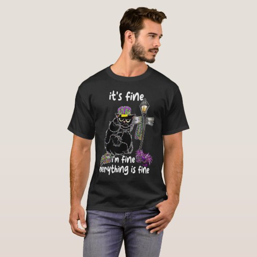 Het is goed, alles is goed, Mardi Gras Ca T-shirt (Voorkant volledig)