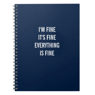 Het is goed, alles is goed notitieboek