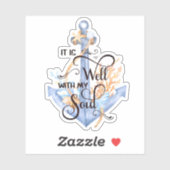 Het is goed anker sticker (Vel)