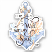 Het is goed anker sticker (Voorkant)