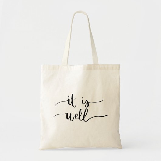 Het is goed Canvas tas (Voorkant)